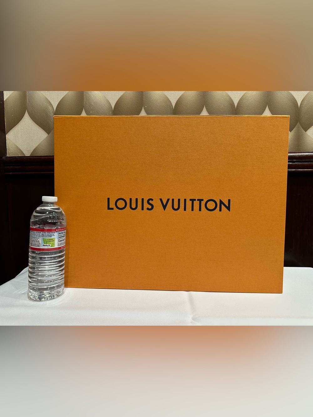 Louis Vuitton large empty gift storage magnetic Box